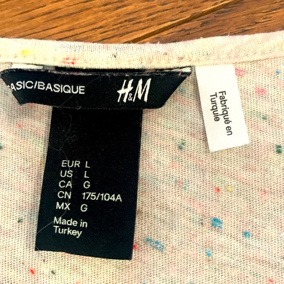 H&M racer tank top tutti frutti on beige - Picture 5 of 6